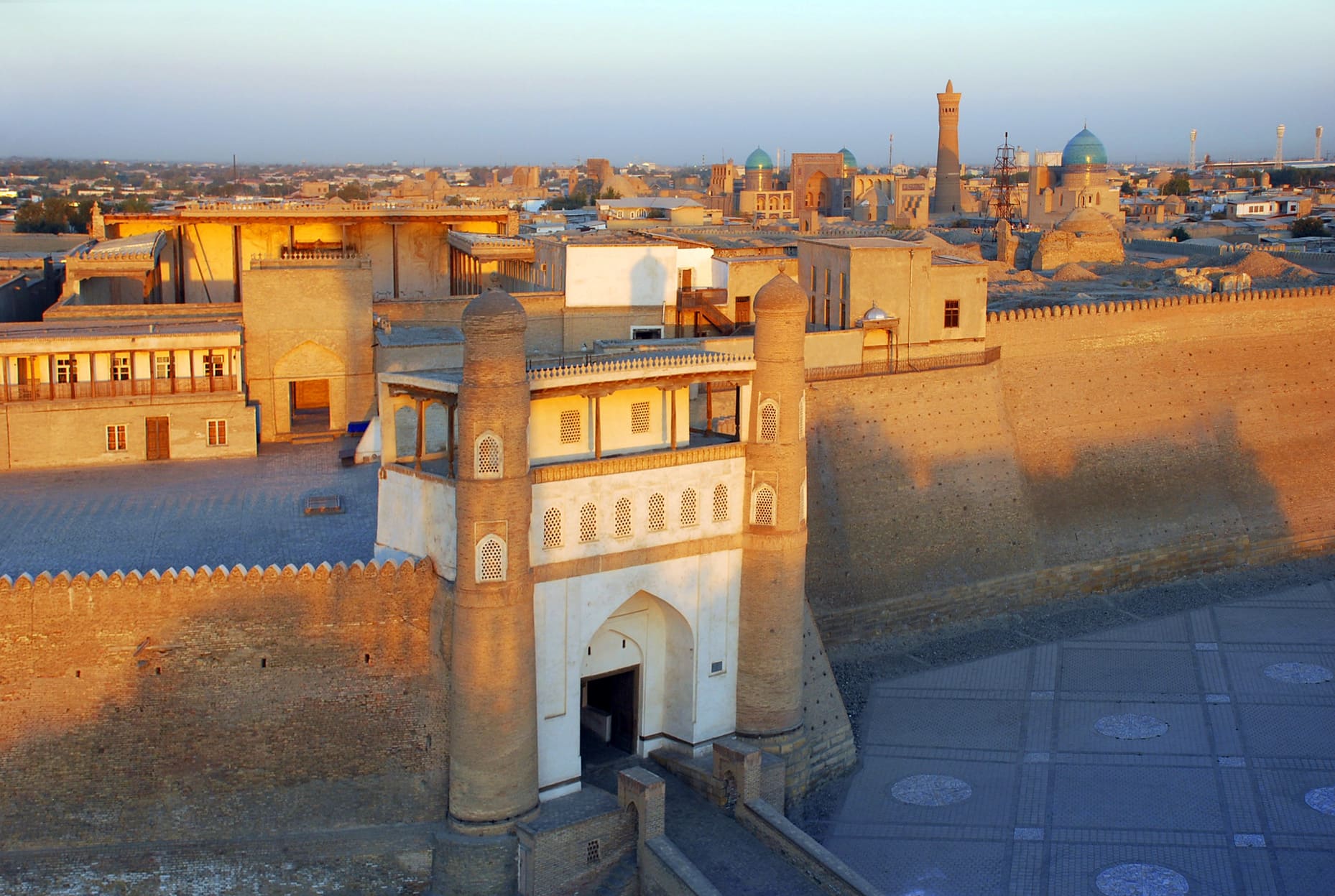 Vue aérienne de Boukhara, Ouzbékistan
