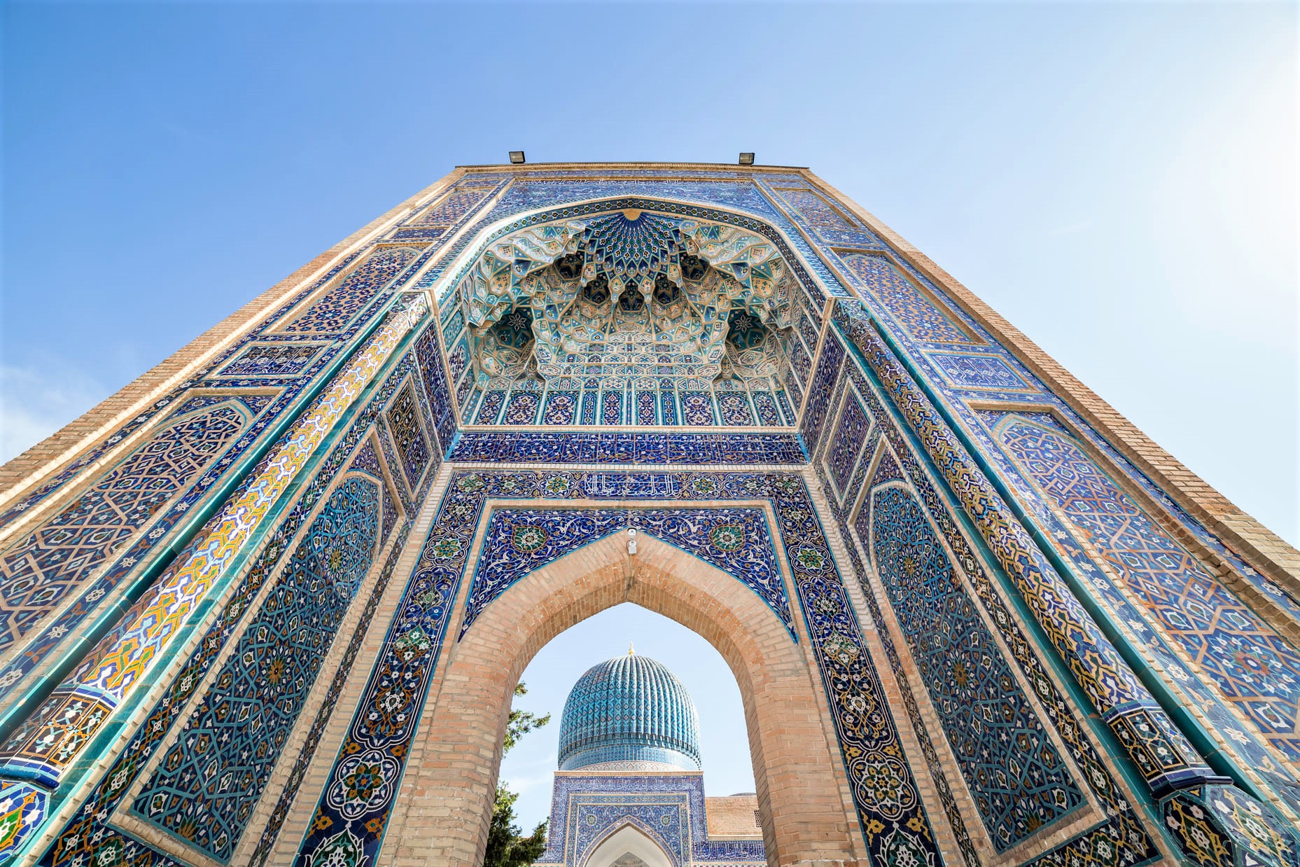 Détail du mausolé de Gur-E Amir, Samarcande