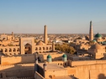 Coucher de soleil sur Khiva