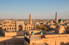 Coucher de soleil sur Khiva